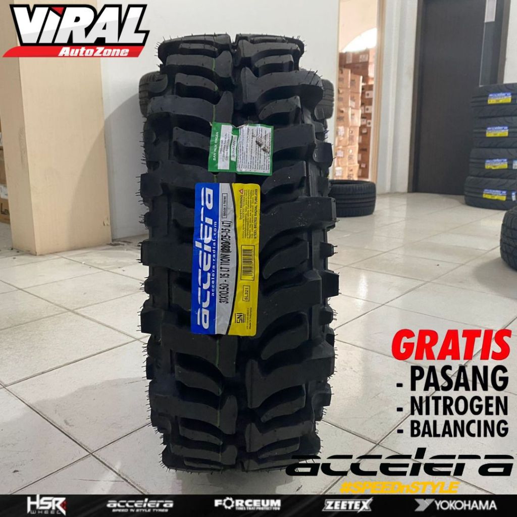 ACCELERA BADAK X-TREME 31 10,5 R15 BAN MOBIL OFFROAD RING 15 MURAH