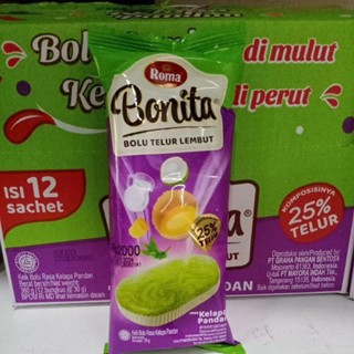 

RB ROMA BONITA BOLU TELUR LEMBUT / 1 BOX ISI 12 PCS