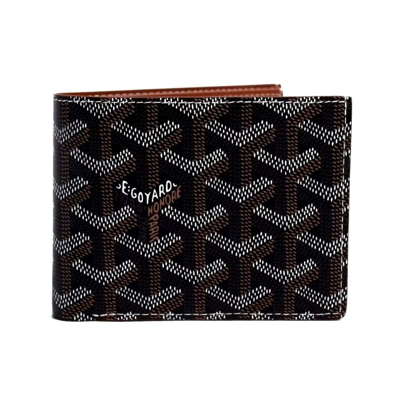 Wallet Dompet Pria Goyard Victoire Black Tan 100% Authentic