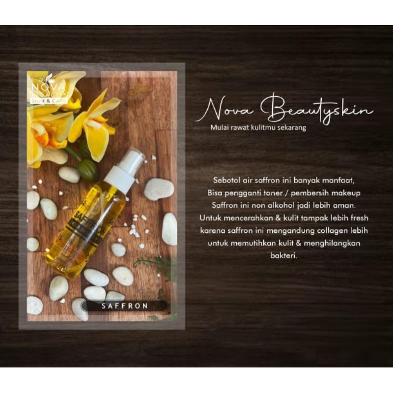 Nova saffron/ Saffron/ gantinamajadiBIOACTIFSKICARE/ Nova skincare original/Nova beutyskin