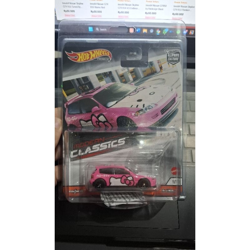 Hotwheels Civic EG Hello Kitty