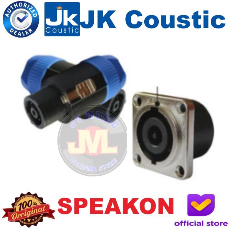Jk Coustic JNL8 Konektor Speakon 8 Pin Jk Coustic JNL-8 Jack Speakon 8Pin Original