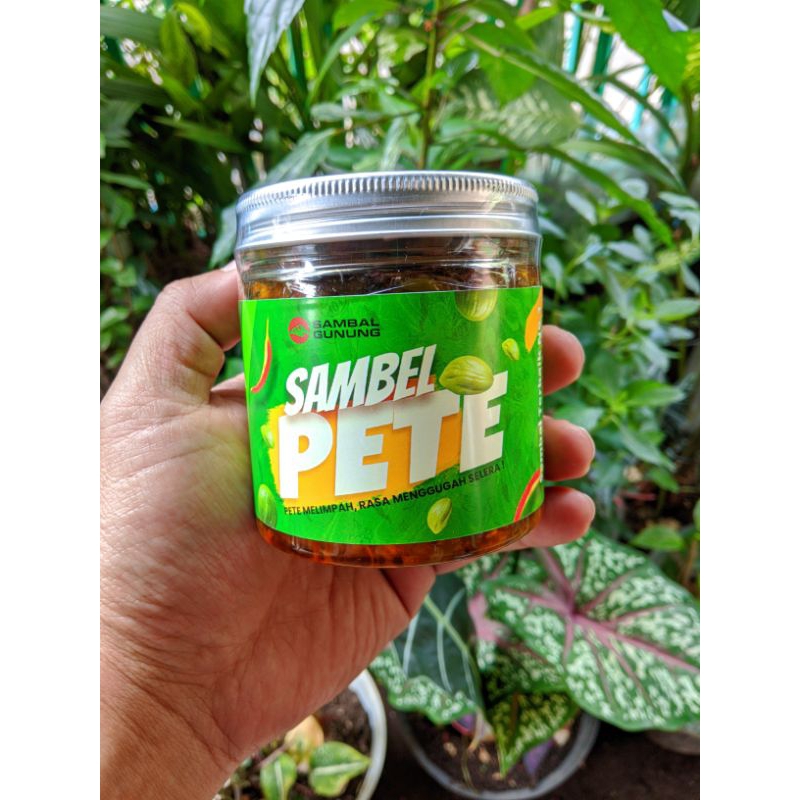 

Sambal Pete - Sambel Gunung, Isi Pete Lebih Banyak, Kualitas No. 1, Pedas Gurih, Ukuran 250 gram, Bikin Enak Apa Aja