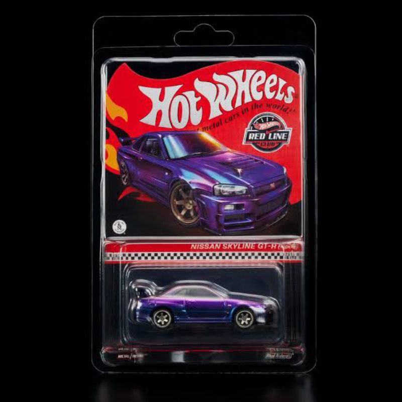 Paketan Hot Wheels RLC Nissan Skyline R34 Ungu & RLC Nissan Skyline R34 Blue