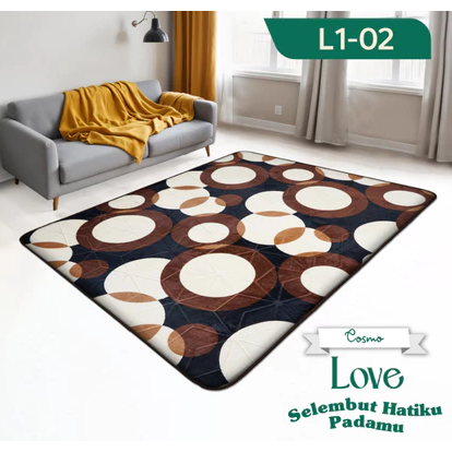 KARPET ARIZONA KARPET MALAYSIA EMPUK SIZE JUMBO 190x220 cm