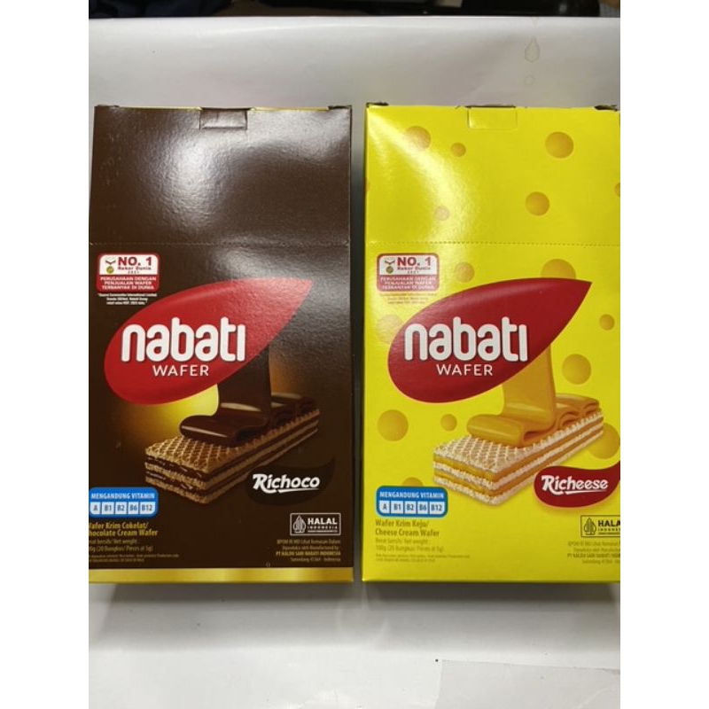 

Nabati Wafer 500 (1 box isi 20 pcs)