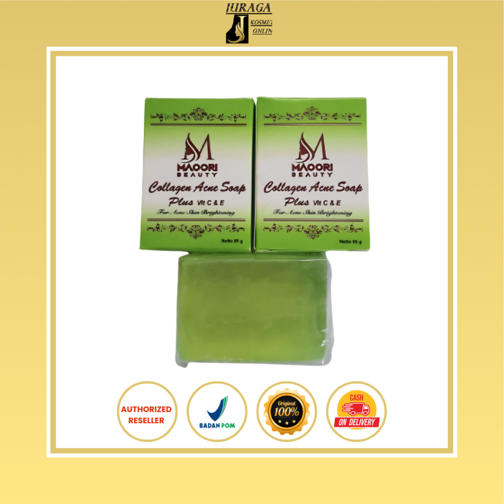 Sabun Maoori Collagen Acne Soap (Hijau) Collagen Acne