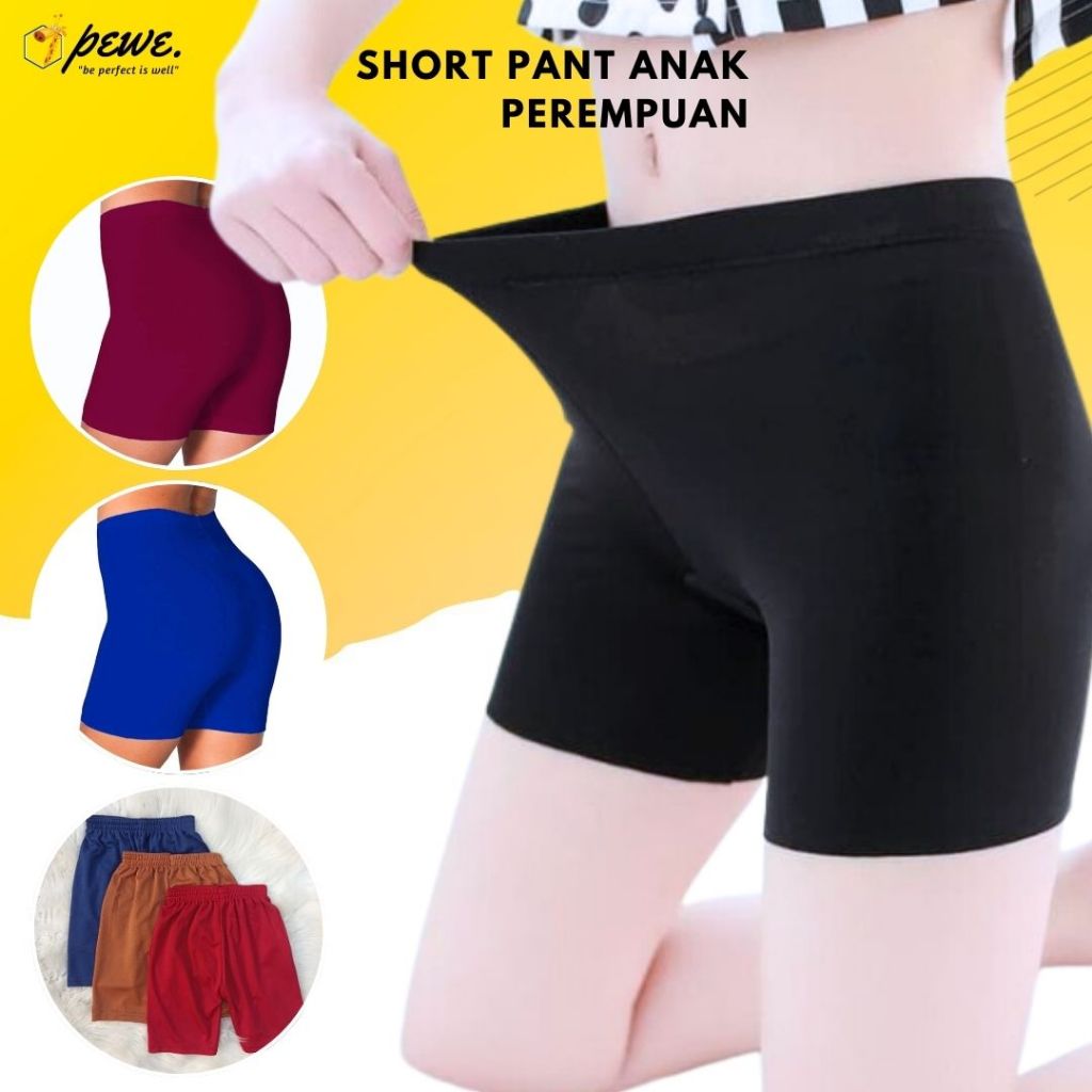 OK 6 PCS Short Pants Anak Perempuan Dan Remaja /Celana short anak /Daleman Short Anak SP25