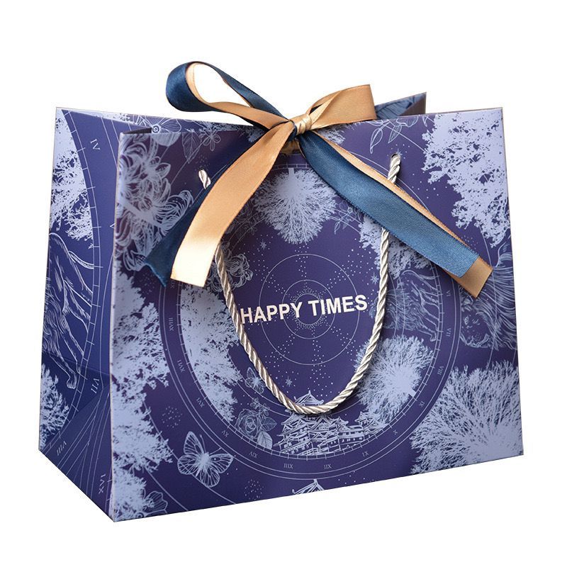 

Paper Bag Donker Salju Happy Time Vintage Kantong Dus Premium Gift Box Sovenir Tas