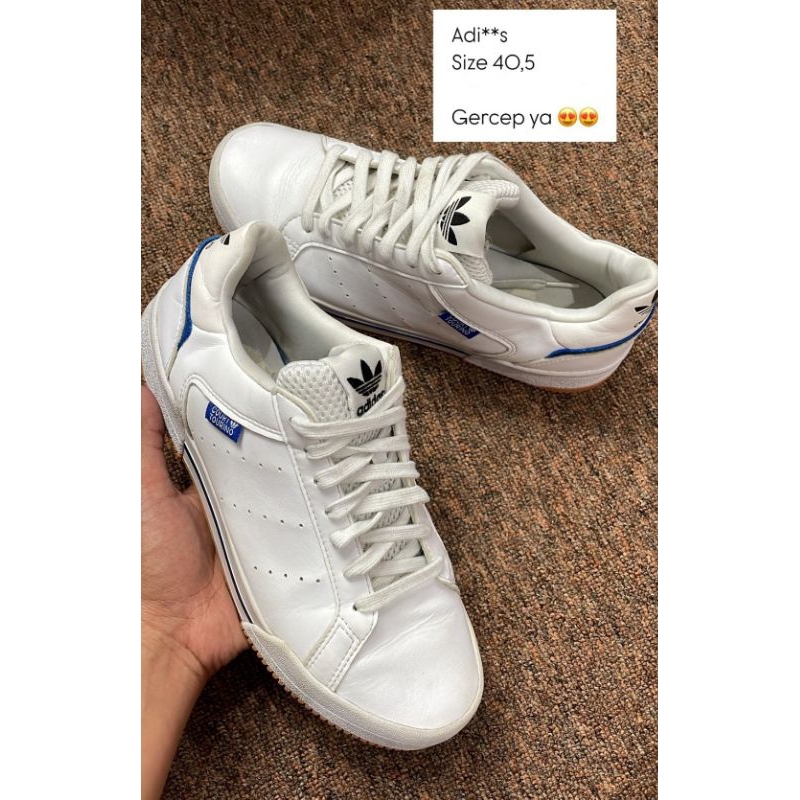 Adidas size 40,5 Sepatu Adidas White Sepatu Adidas casual Sepatu Adidas kekinian