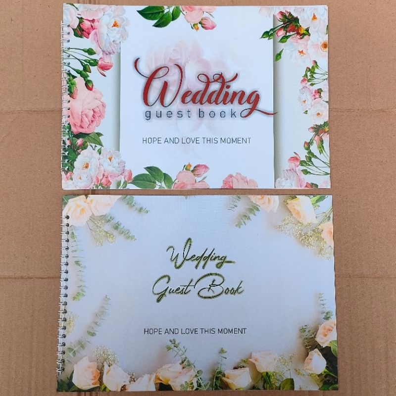 

Buku Tamu Spiral Pernikahan/Wedding Bonus Pulpen