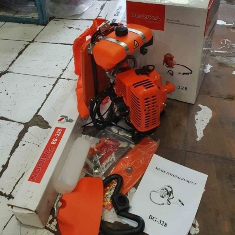 MESIN POTONG RUMPUT 2 STROKE NOQIWA/VENTOM/RONIN/MIKIYAMA/ALAT POTONG RUMPUT BENSIN CAMPUR/MURAH