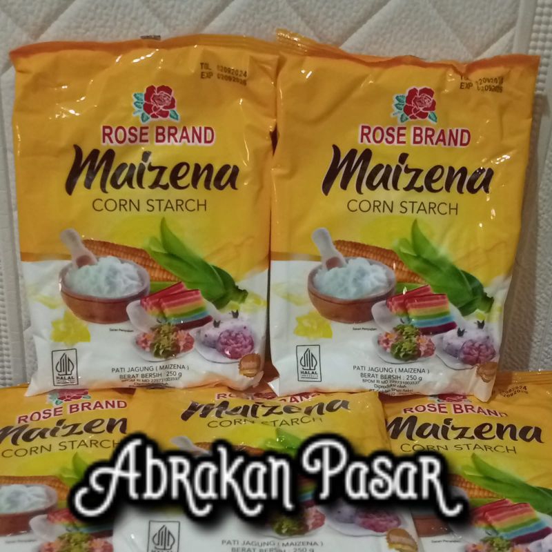 

MAIZENA ROSE BRAND 250GRAM, Corn Starch / Pati Jagung / Tepung Maizena