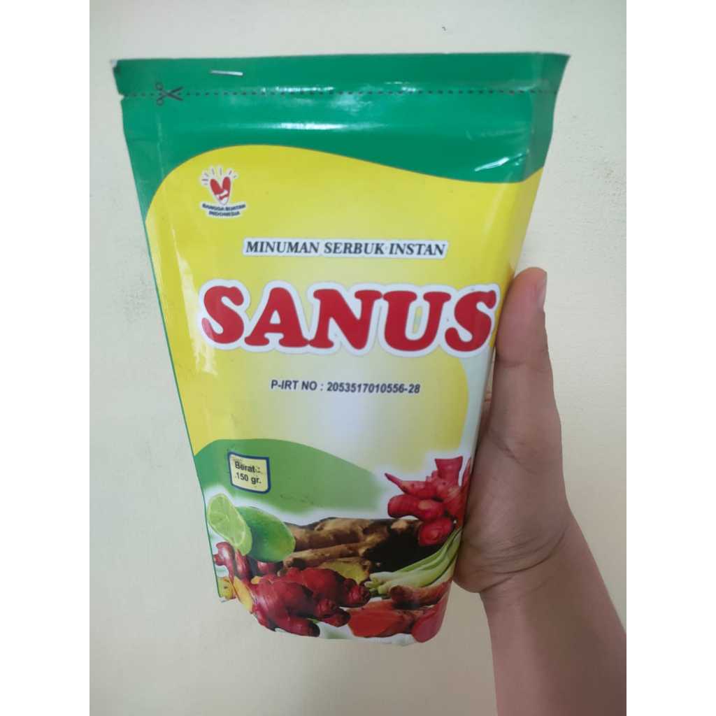 

MINUMAN SERBUK HERBAL INSTAN SANUS KUNYIT JAHE MERAH DLL