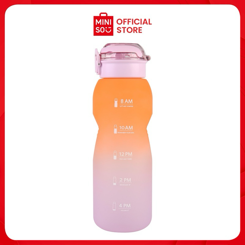 Miniso Gradient Bottle Plastik 1500ml / botol minum 1500ml