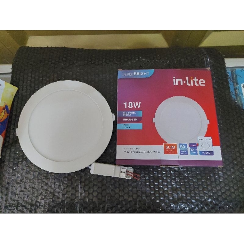 LAMPU PANEL LED 18 WATT BULAT INBOW IN LITE LAMPU DOWNLIGHT LED 18WATT IN-LITE