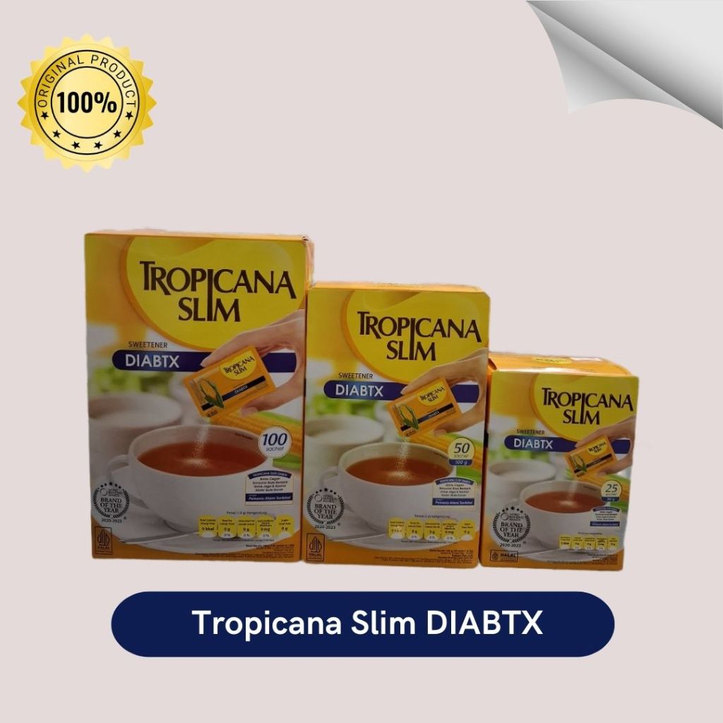 

Tropicana Slim Sweetener DIABTX Cegah konsumsi gula berlebih