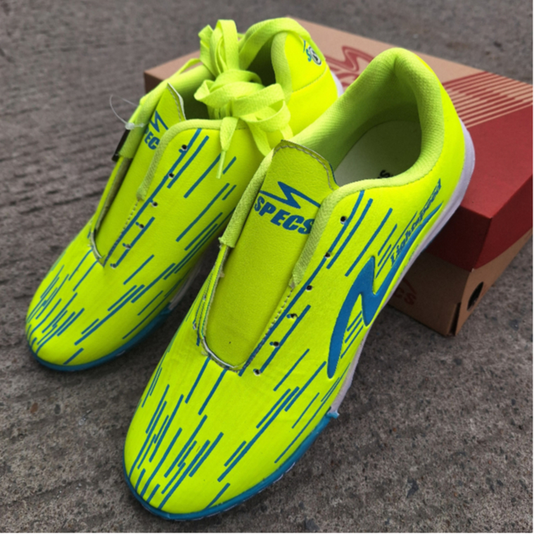 Specs Lightspeed Reborn IN Stabilo Green Sepatu Futsal Pria Hijau Kekinian