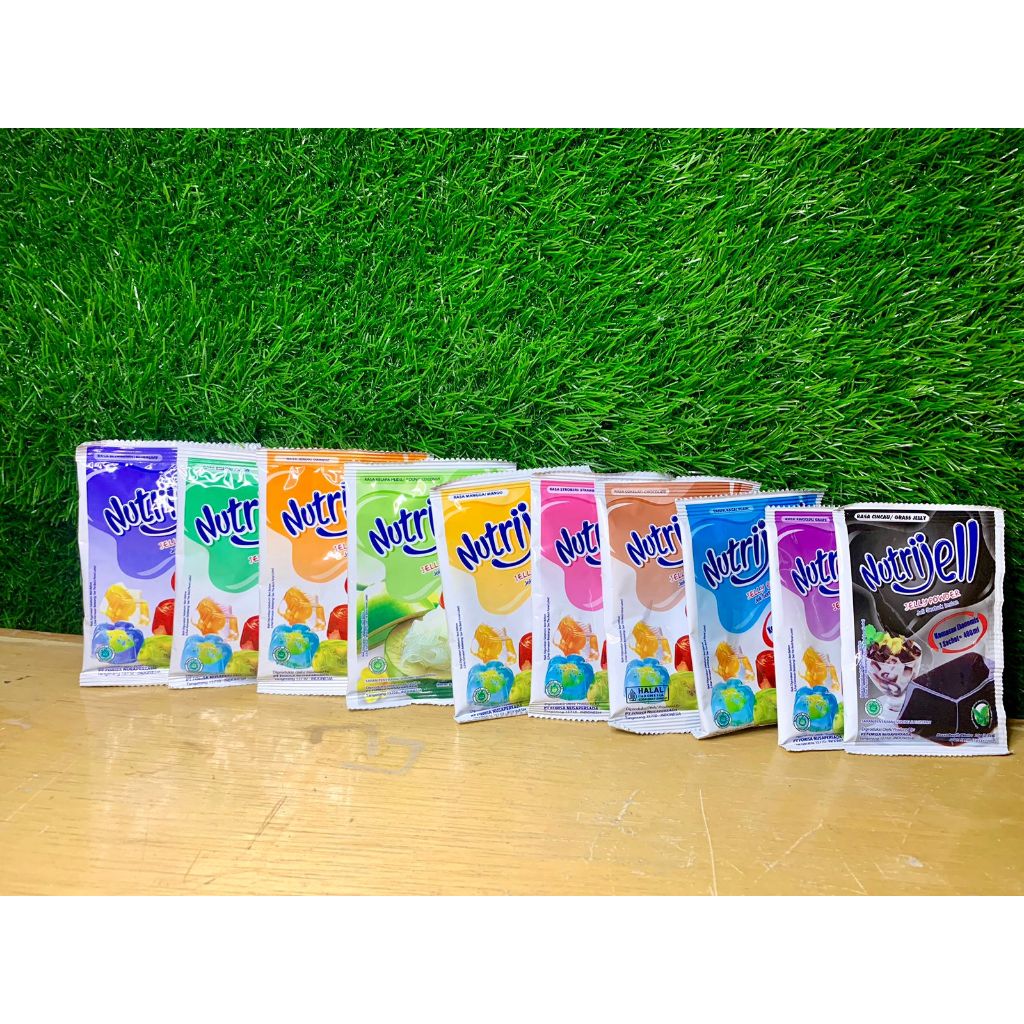 

Nutrijell Ekonomis Kelapa Muda 10gr/Melon 10gr/Plain 10gr/Jeruk 10gr/Blueberry 10gr/Mango 10gr/Cincau 10gr/Anggur 10gr/Strawberry 10gr/ Chocolate 20gr