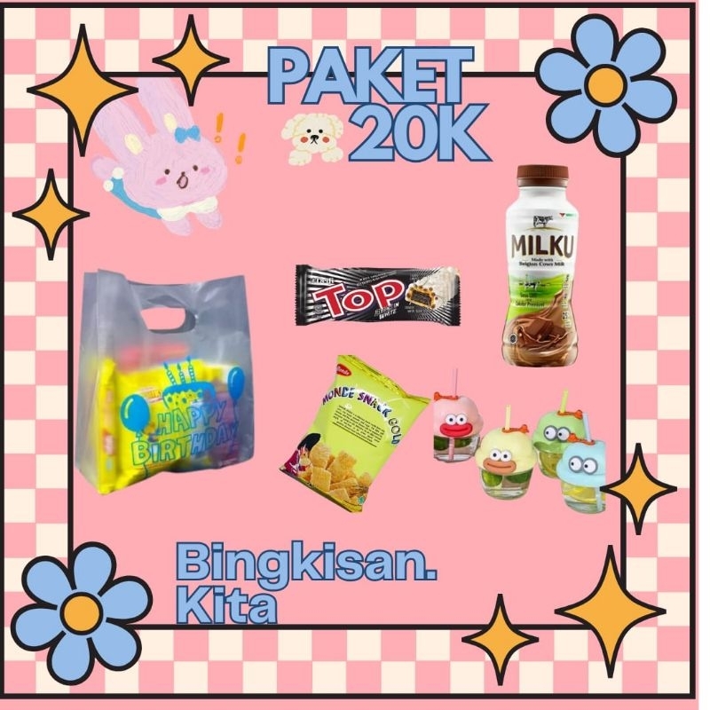 

[PAKET 20K] Bingkisan Ulang Tahun+Botol Minum