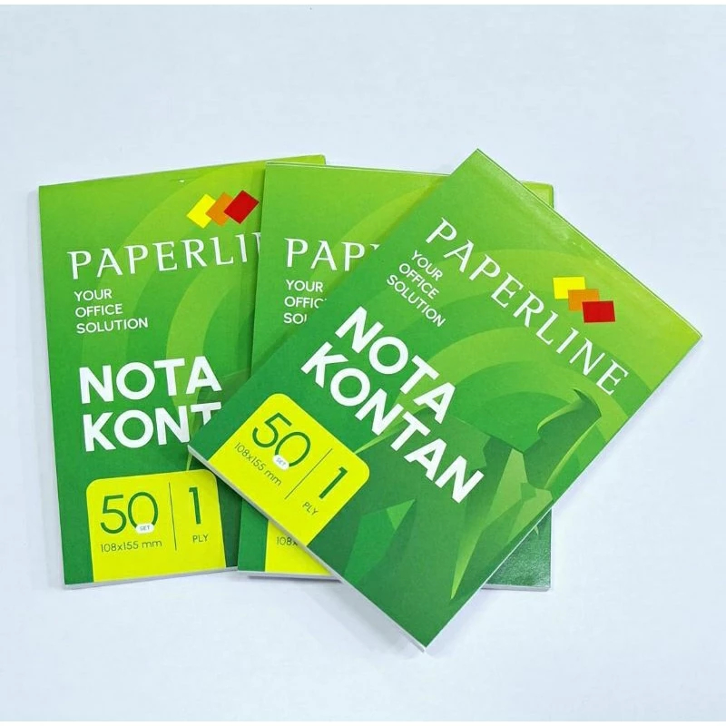 

PAPERLINE Nota Kontan 1 Ply, 2 Ply, 3 Ply Kecil dan Besar (1 Pcs)