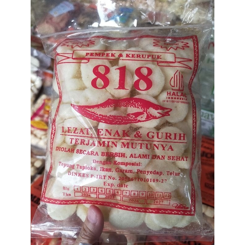 

Pempek & kerupuk 818 100gram