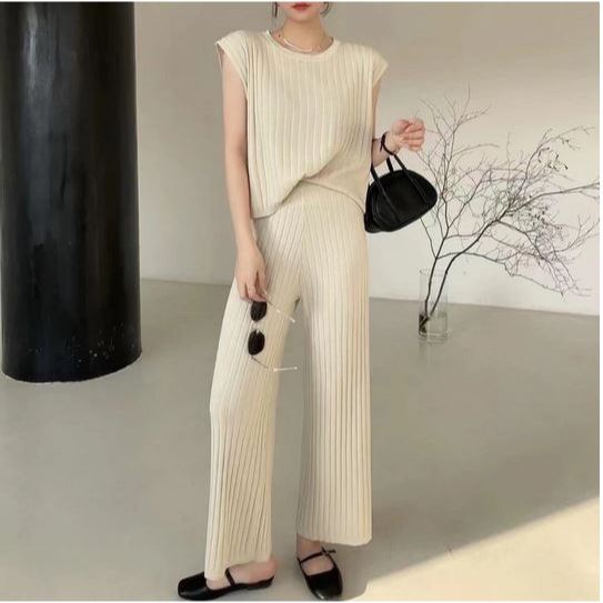 RX FASHION - ONE SET DIORY KNIT TOP / ONE SET KOREA KEKINIAN -PN