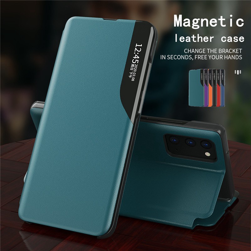 Hemat Akhir Pekan Ini Case Vivo V21 5G Flip View Smart Cover Sarung Leather Stand