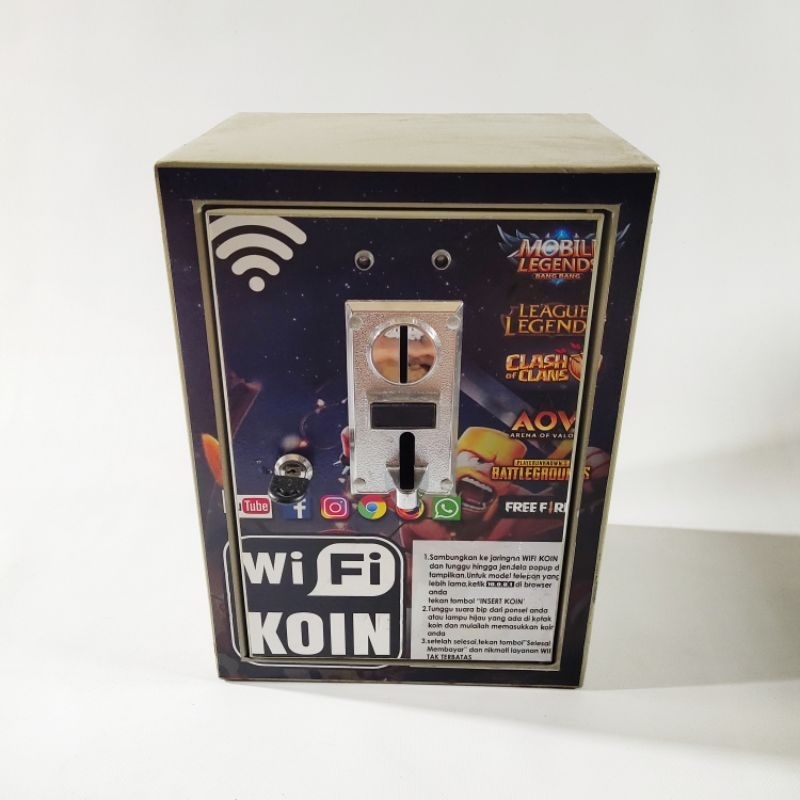 Box mesin WiFi coin second
