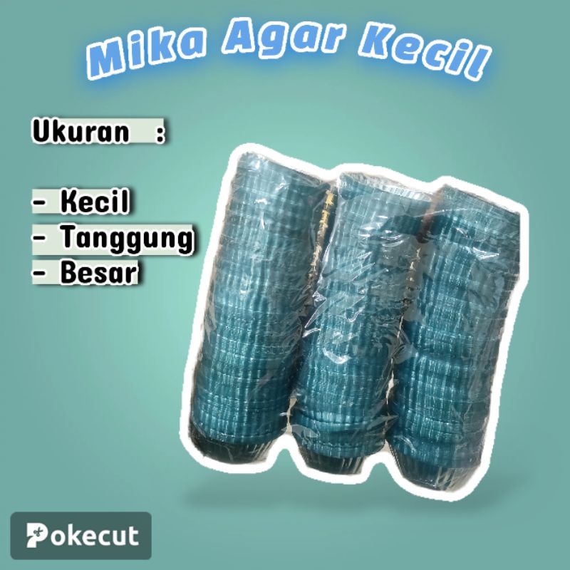 Mika agar agar plastik / Mika agar agar ulir / cup agar agar