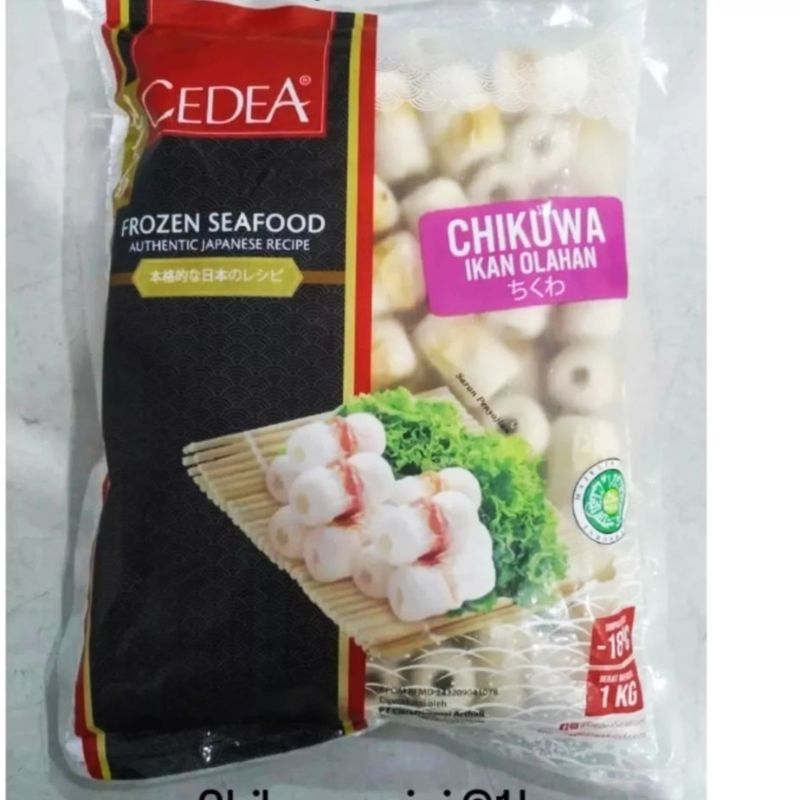 

Cedea Chikuwa Frozen Seafood 1kg / Chikuwa Shabu Shabu 1kg