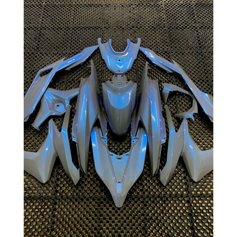 cat nardo grey efek blue pu cat motor dan mobil berkualitas