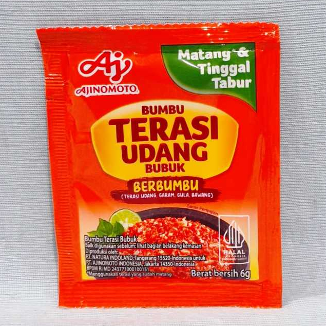 

Ajinomoto Bumbu Terasi Udang Bubuk Berbumbu (5 Sachet)