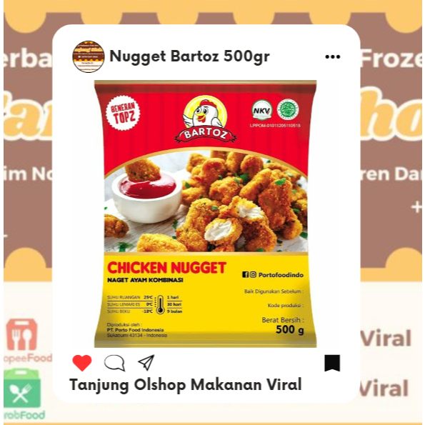 

Nugget Bartoz 500gr