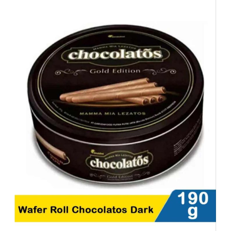 

Wafer Roll Chocolatos Dark 190Gr