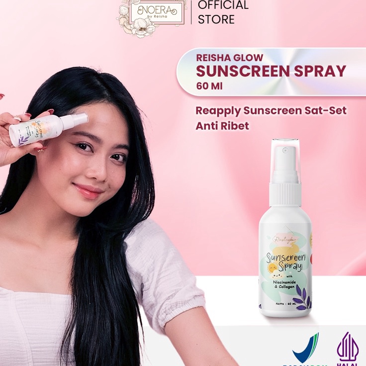 Update Terupdate  Reisha Glow Sunscreen Spray
