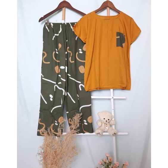 Spesial Terkini BABYDOLL CELANA PANJANG RAYON VOl 1  PIYAMA KEKINIAN  BABYDOLL KEKINIAN