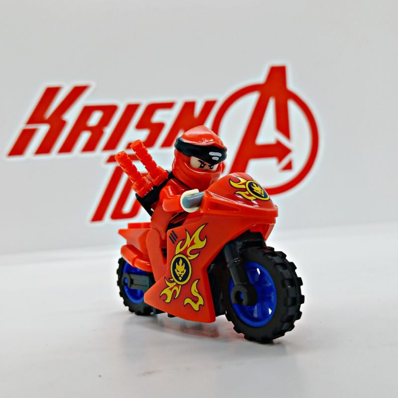 MAINAN ANAK BALOK SUSUN FIGURE NINJA MOTOR/BRICKS NINJA MOTOR