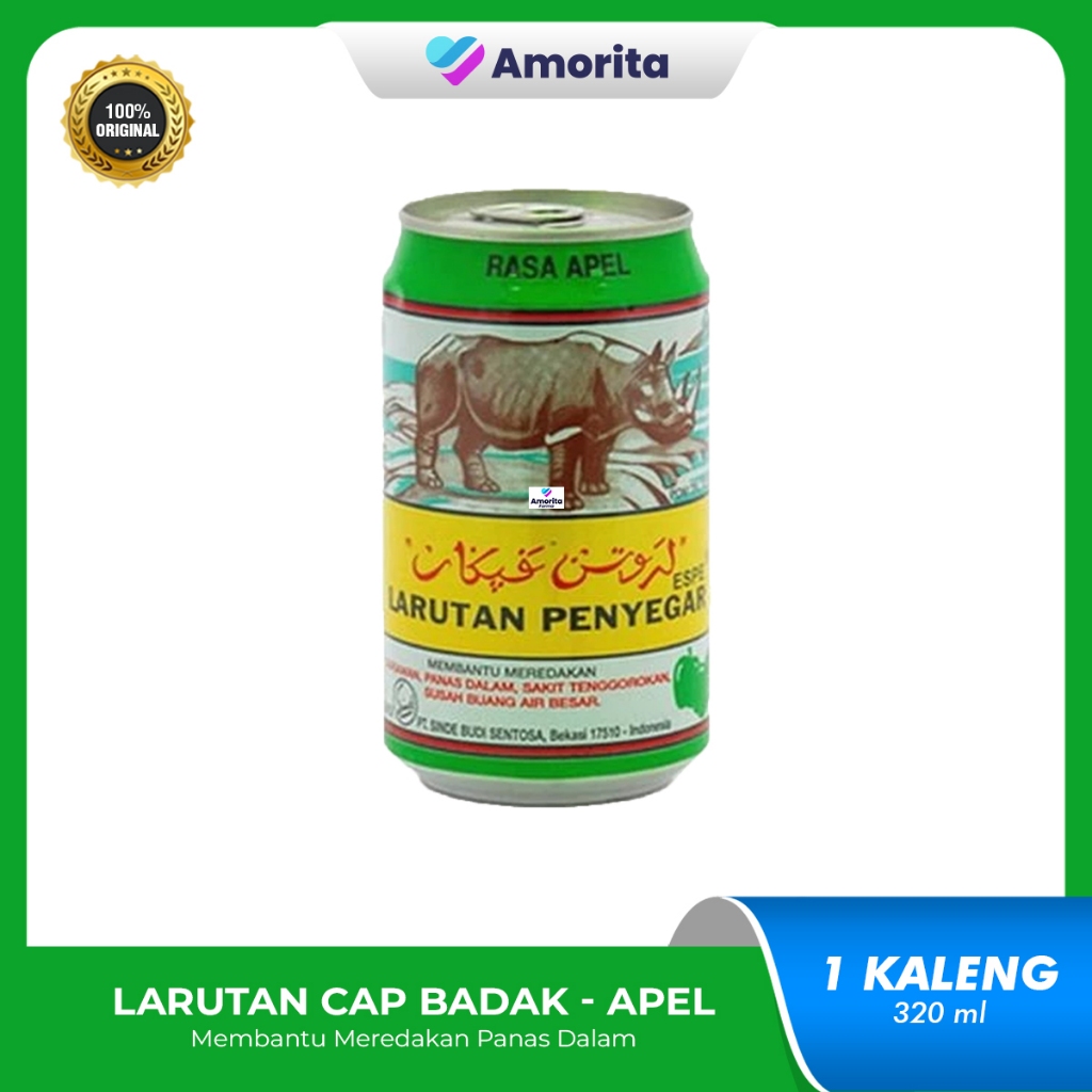 

Larutan Cap Badak Kaleng Rasa Apel 320 ml