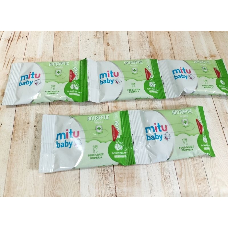 MITU BABY WIPES 4S Tissue Basah Mitu Tissue Basah Bayi