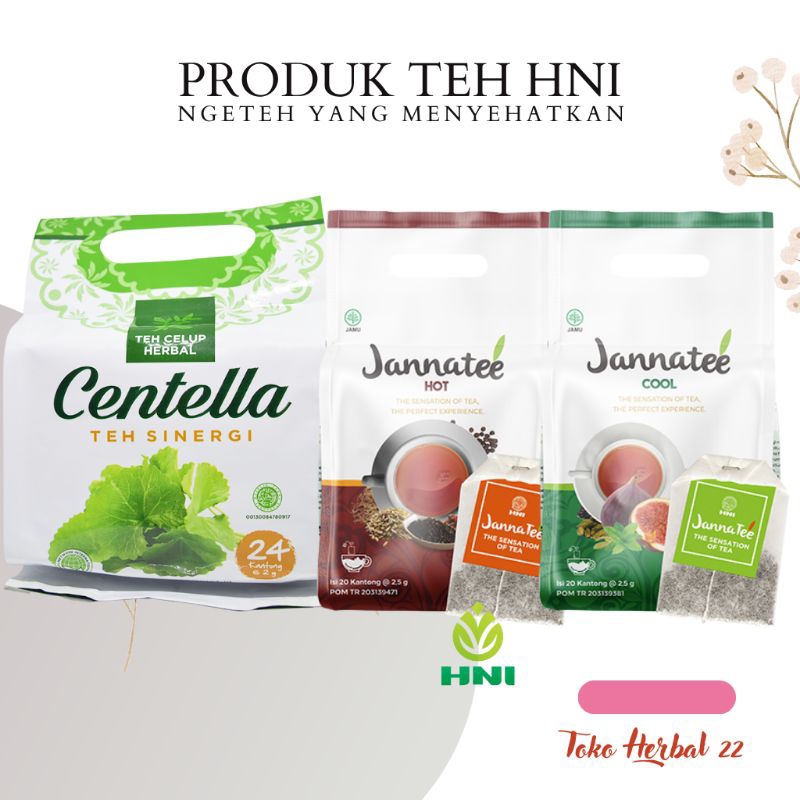 

Teh HNI • Teh Centella • Teh Jannatee Hot & Cool • Teh Herbal