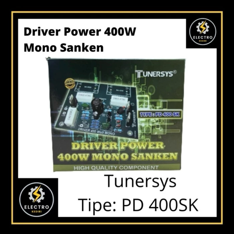 driver mono 400watt sanken Tunersys ori | TUNERSYS heatsink drifer power 400 watt mono sanken