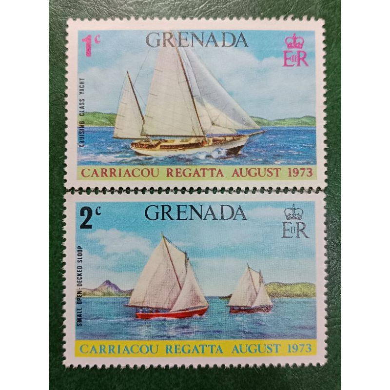 

Prangko Grenada 2 Pcs Tahun 1973 UN USED