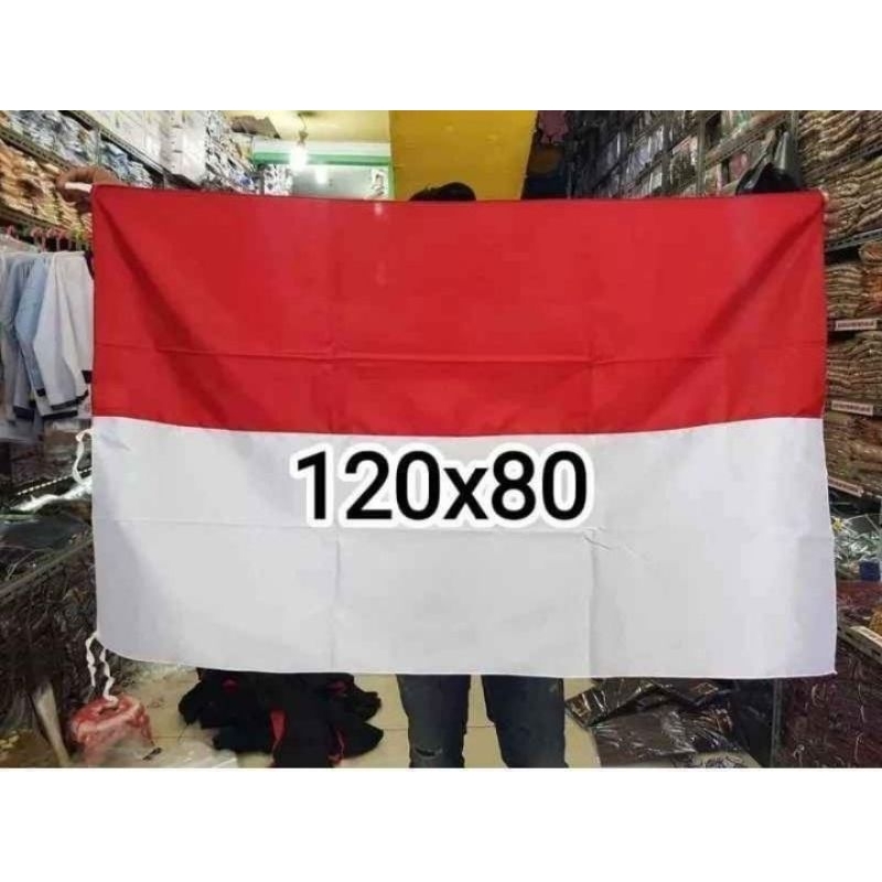 Bendera Merah Putih KATUN 90x135 cm / bendera merah putih/ bendera katun/ bendera kain