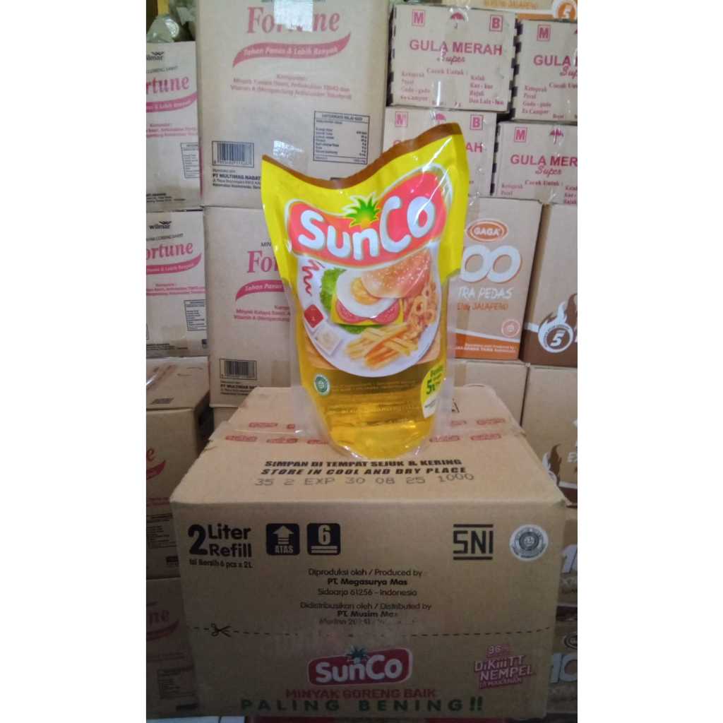 

Minyak Goreng Sunco 2 liter isi 6 pouch
