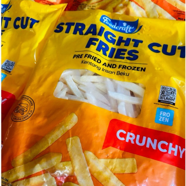 

French Fries Straight Cut Food Craft 2500gr