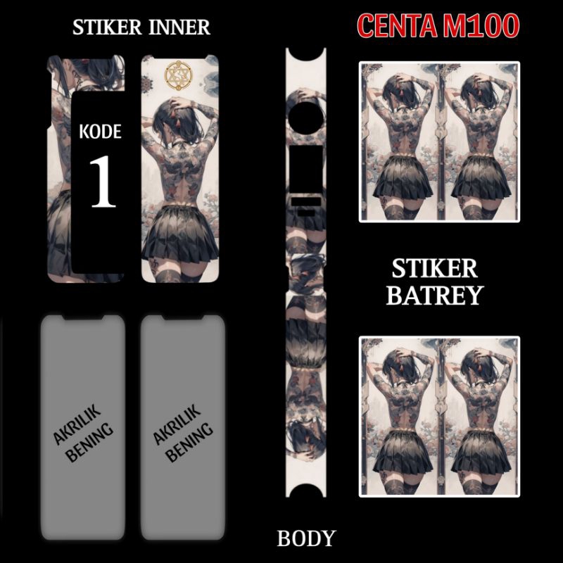 

STIKET LABEL TIPE M 100 SATU PAKET