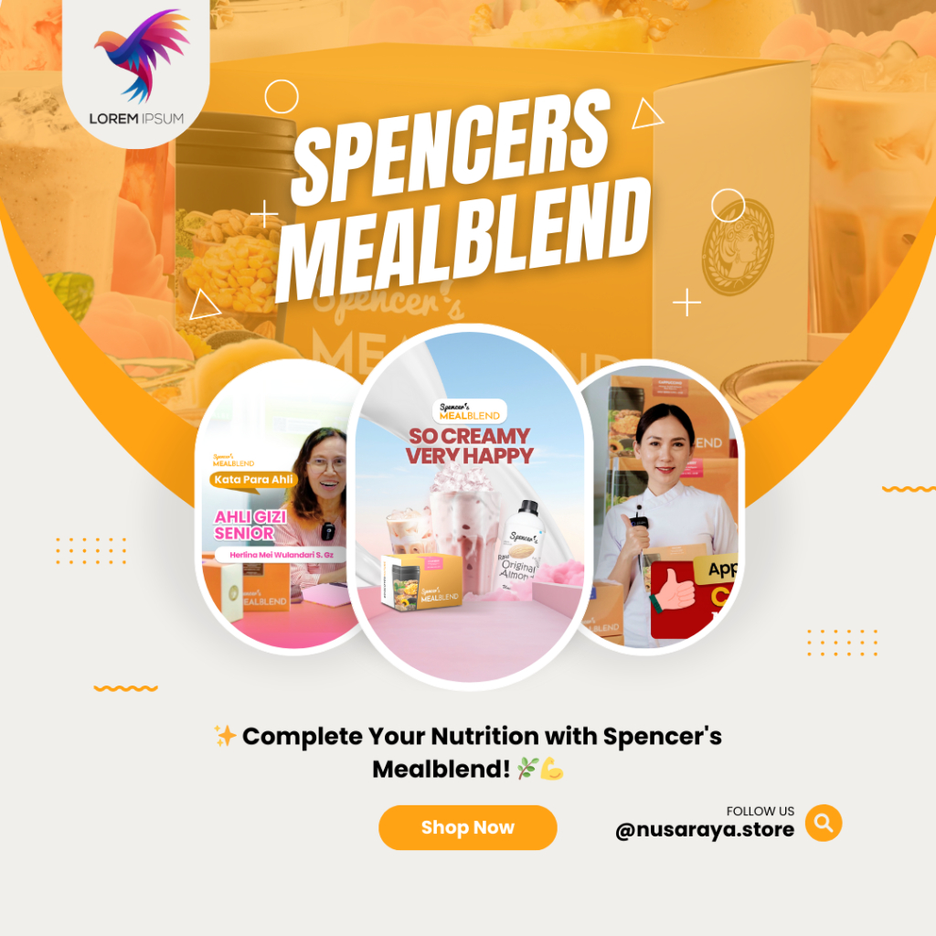 

Spencer Meal Blend - Meal Replacement - Multigrain - Semua Rasa - Obat Diet