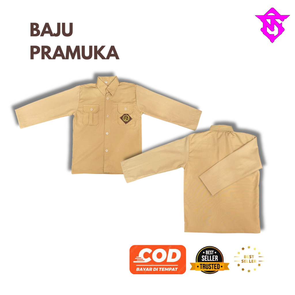 TEXAS SERAGAM PRAMUKA SD SERAGAM PRAMUKA LENGAN PANJANG SD BAJU PRAMUKA LENGAN PANJANG SD PREMIUM