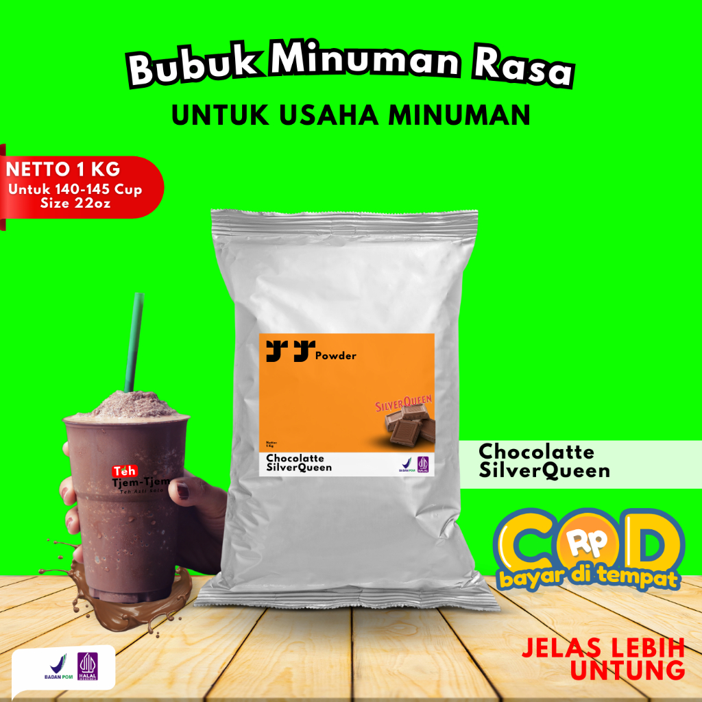 

COKLAT SILVERQUEEN - BUBUK MINUMAN RASA COKLAT SILVERQUEEN BUBUK RASA PREMIUM HALAL